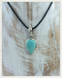 Colgante de turquesa y plata