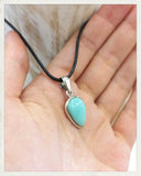 Colgante de turquesa y plata