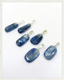 Colgante de cianita (Calidad EXTRA) y plata (EXCLUSIVO ONLINE)