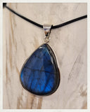 Colgante de labradorita y plata