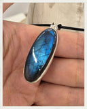 Colgante de labradorita y plata