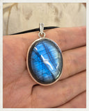 Colgante de labradorita y plata