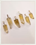 Colgante punta de citrino natural Calidad EXTRA (EXCLUSIVO ONLINE)