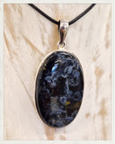 Colgante de pietersita y plata