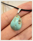Colgante de turquesa y plata
