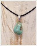 Colgante de turquesa y plata