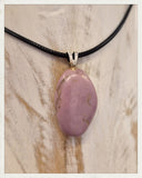 Colgante de fosfosiderita y plata