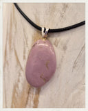 Colgante de fosfosiderita y plata