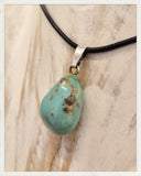 Colgante de turquesa y plata