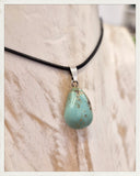 Colgante de turquesa y plata