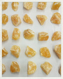 Calcita naranja (en bruto)