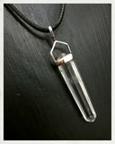 Colgante de cuarzo cristal de roca (punta)