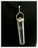 Colgante de cuarzo cristal de roca (punta)