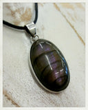 Colgante de labradorita y plata (EXCLUSIVO ONLINE)