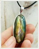 Colgante de labradorita y plata (EXCLUSIVO ONLINE)