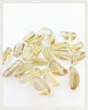 Citrino natural perforado