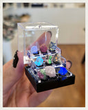 Colección de mini minerales fluorescentes