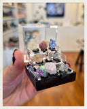 Colección de mini minerales fluorescentes