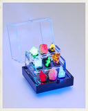 Colección de mini minerales fluorescentes