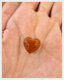 Corazón mini de jaspe rojo