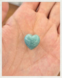Corazón mini de amazonita
