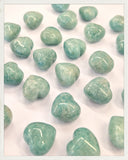 Corazón mini de amazonita
