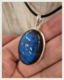 Colgante de labradorita y plata (EXCLUSIVO ONLINE)