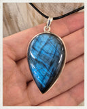 Colgante de labradorita y plata (EXCLUSIVO ONLINE)