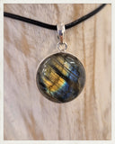 Colgante de labradorita y plata (EXCLUSIVO ONLINE)