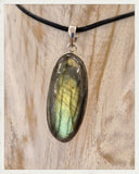 Colgante de labradorita y plata (EXCLUSIVO ONLINE)
