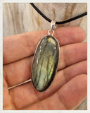 Colgante de labradorita y plata (EXCLUSIVO ONLINE)