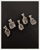Colgante de cuarzo "diamante Herkimer" mini y plata (EXCLUSIVO ONLINE)
