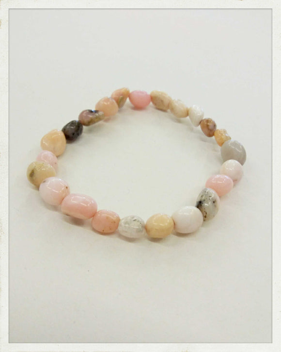 Pulsera de ópalo rosa