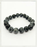 Pulsera de obsidiana nevada (varias opciones disponibles)