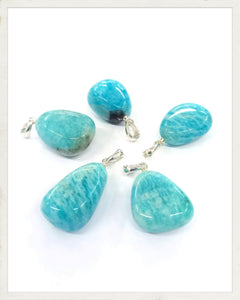 Colgante de amazonita y plata (EXCLUSIVO ONLINE)